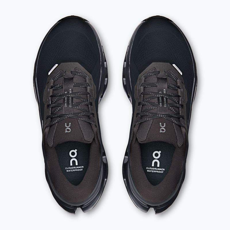 Dámské běžecké boty On Cloudrunner 3 Waterproof black/black 6