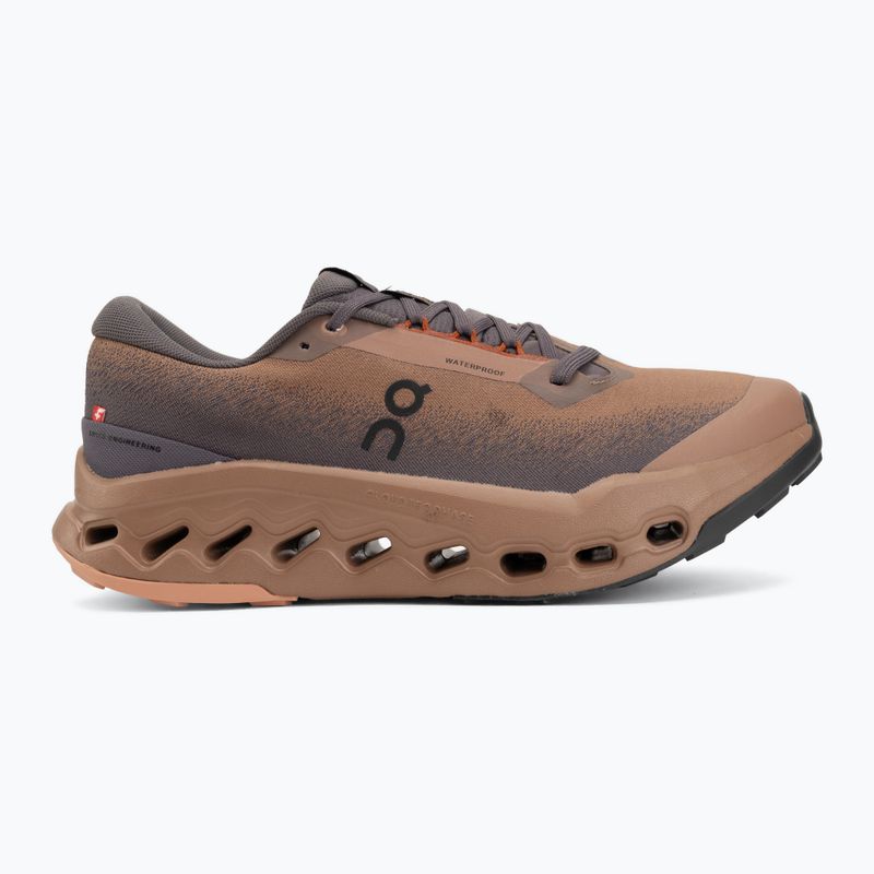 Pánské běžecké boty On Cloudsurfer Trail 2 Waterproof portobello/pebble 2