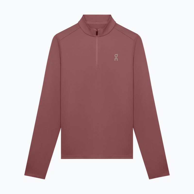 Dámská běžecká mikina On Core 1/4 Zip barberry