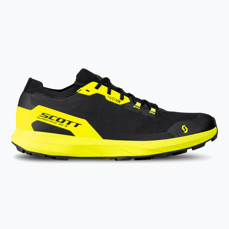 Pánské běžecké boty SCOTT Supertrac RC 3 černé/bezpečnostně žluté 8