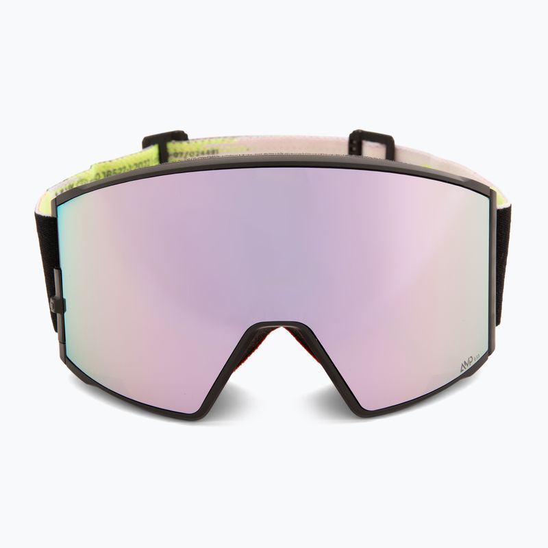Lyžařské brýle SCOTT React black/neon yellow/amp lavender chrome 3