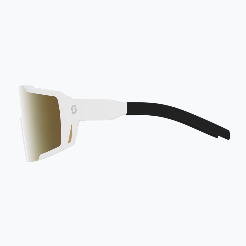 Sluneční brýle SCOTT Shield Compact LS white matt/amp ls gold chrome 3