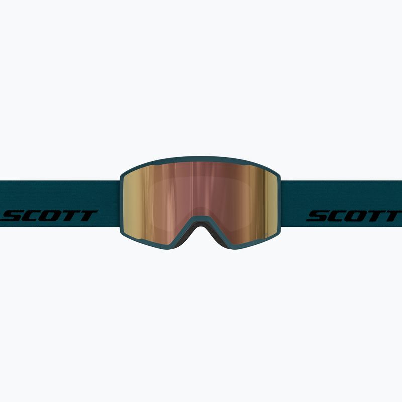 Lyžařské brýle SCOTT Trace Pro Light Sensitive petrol green/amp ls cinnamon chrome 3