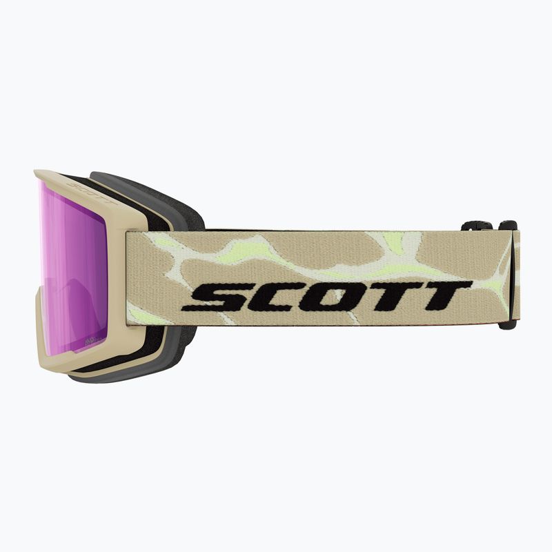 Lyžařské brýle SCOTT Trace Pro Comact Light Sensitive S2-4 mojave beige/amp ls blue chrome 3