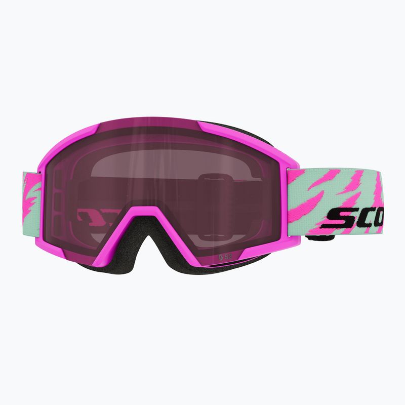 Dětské lyžařské brýle SCOTT Shield neon pink/mint green/rose