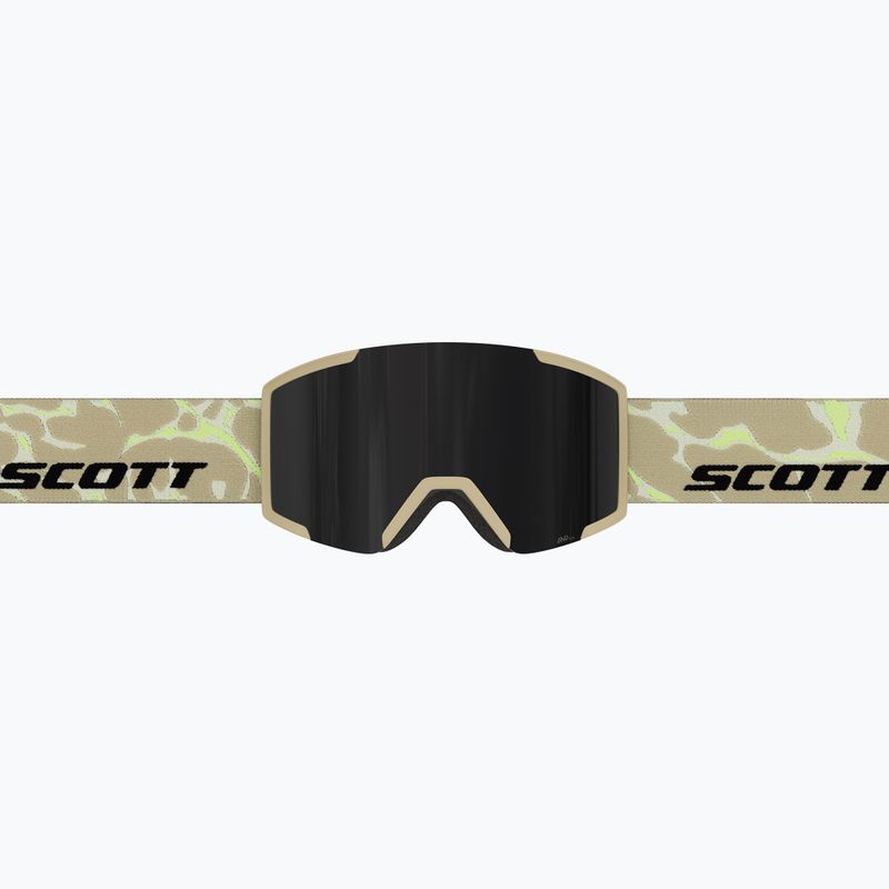 Lyžařské brýle SCOTT Shield mojave beige/amp black chrome 4