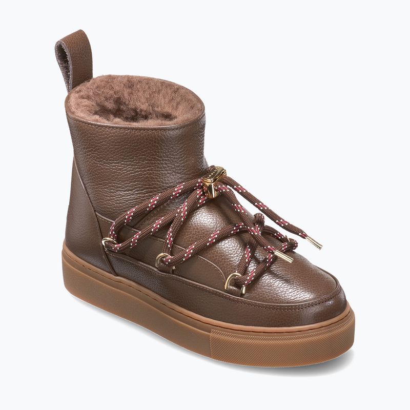 Dámské sněhule INUIKII Full Leather Gloss brown 8