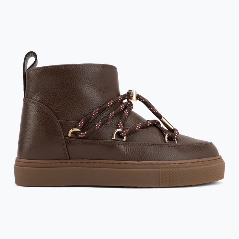 Dámské sněhule INUIKII Full Leather Gloss brown 2
