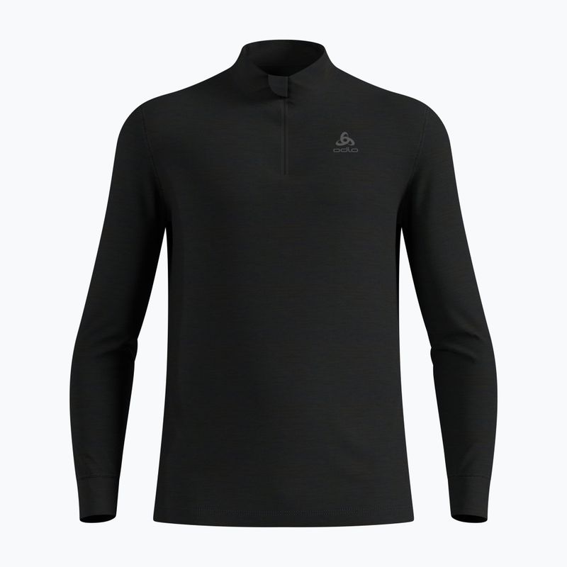 Pánská termo mikina ODLO Merino 200 Bl Top Turtle Neck black