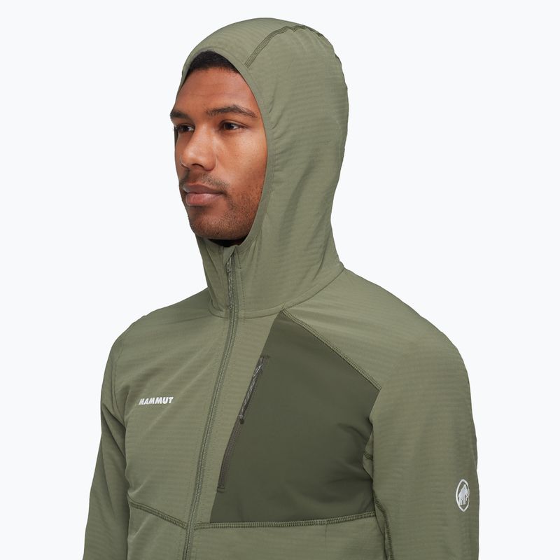 Pánská trekingová mikina Mammut Madris Light ML Hooded marsh 3