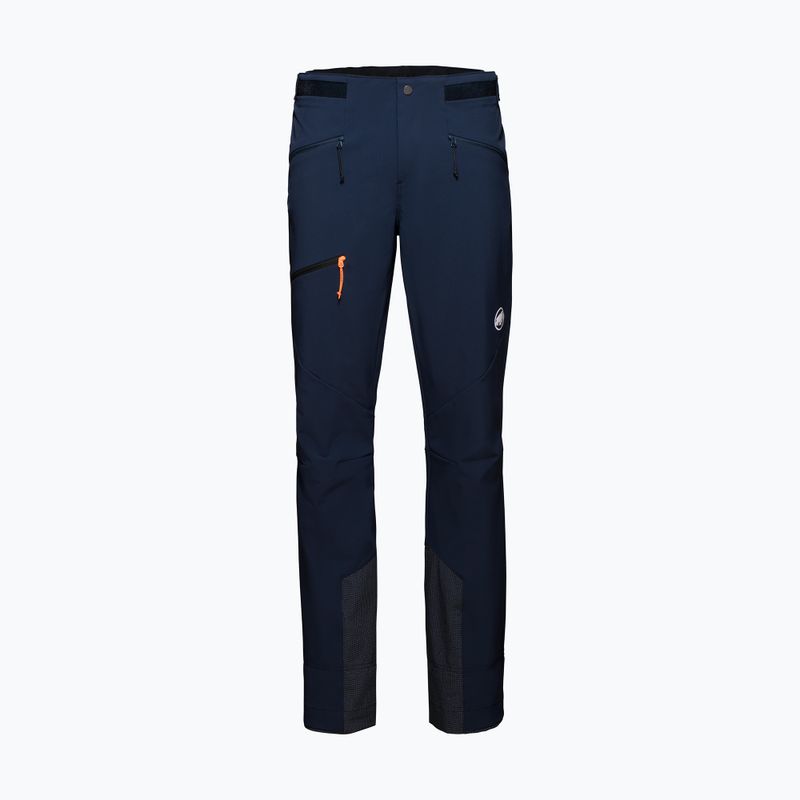 Pánské softshellové kalhoty Mammut Taiss Guide navy 5