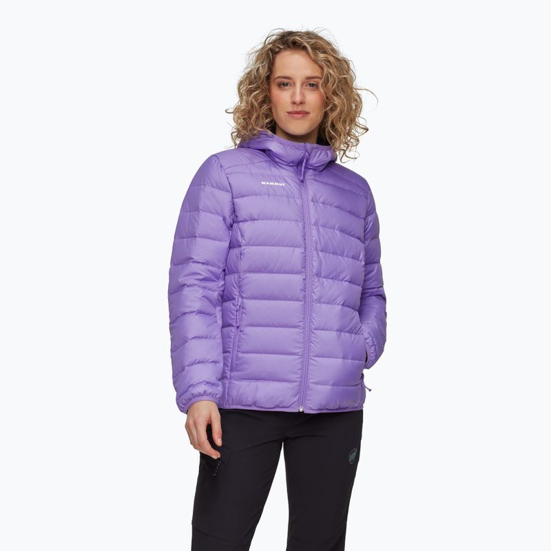 Dámská péřová bunda Mammut Waymarker IN Hooded lavender/black