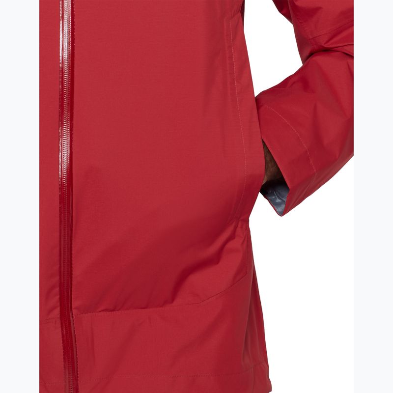 Pánská nepromokavá bunda Mammut Ducan HS Hooded dark mammut red 6