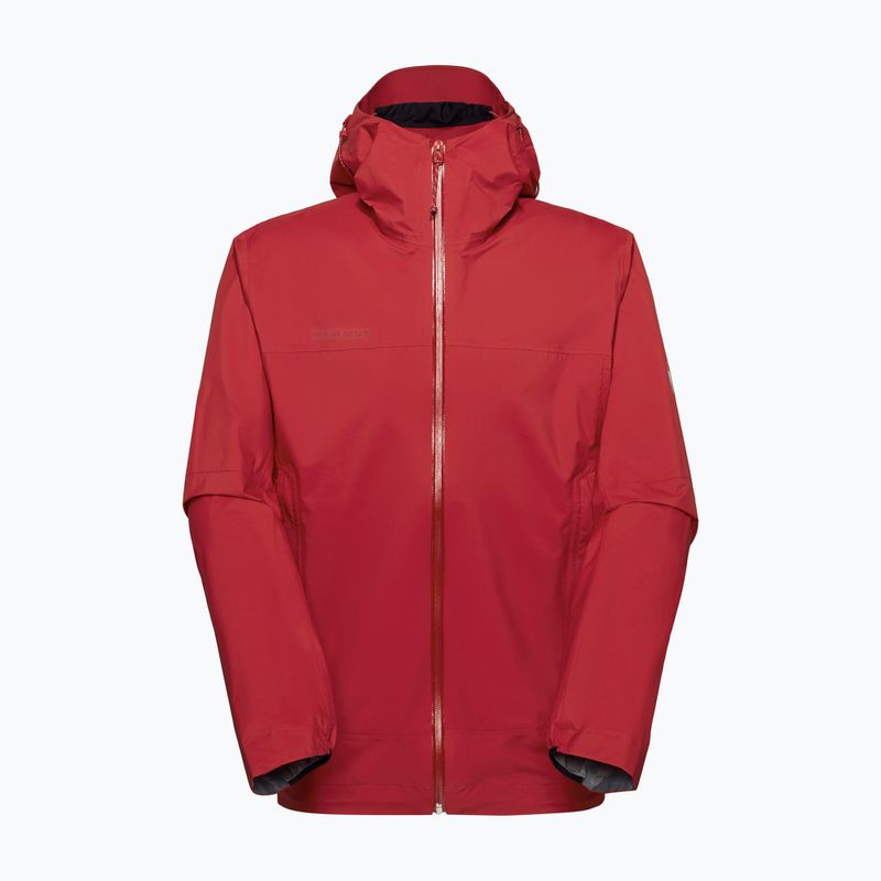 Pánská nepromokavá bunda Mammut Ducan HS Hooded dark mammut red 8