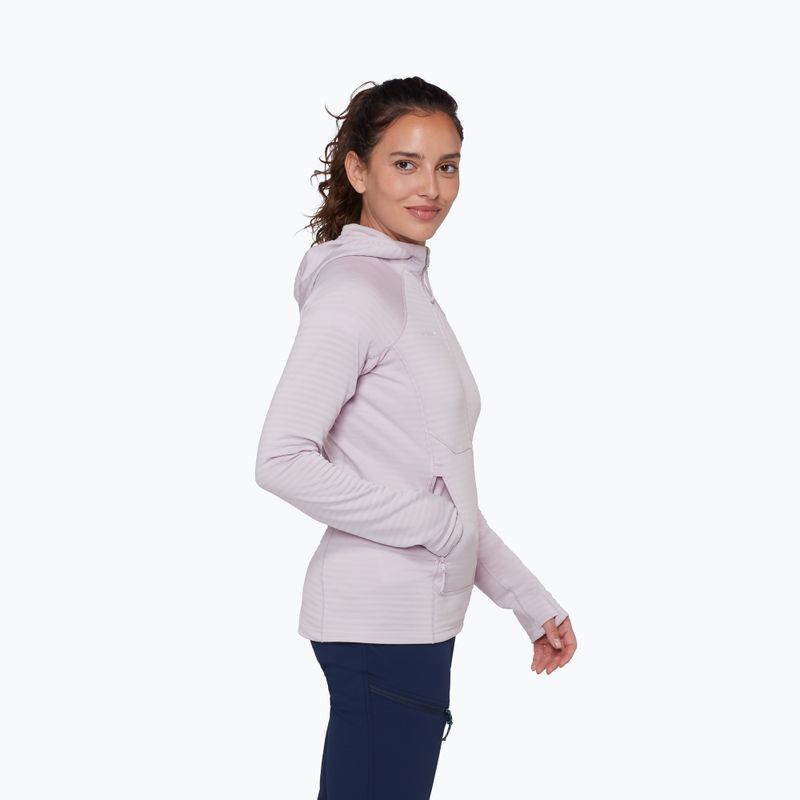 Dámská mikina Mammut Taiss ML Hooded alpine calamint 4