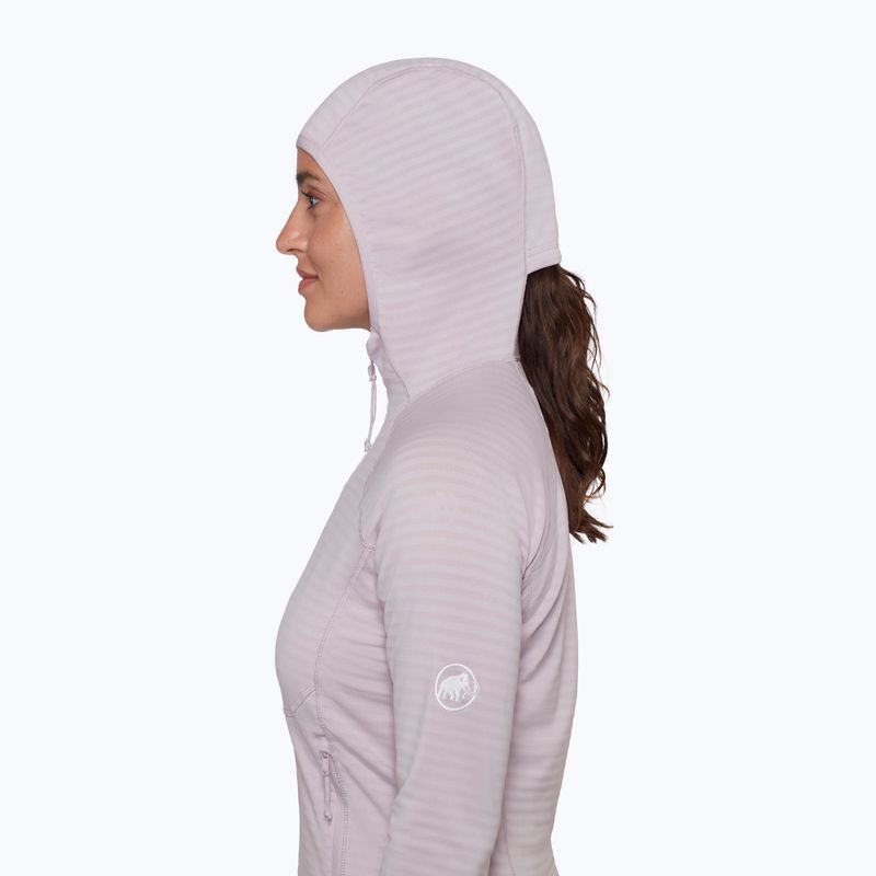 Dámská mikina Mammut Taiss ML Hooded alpine calamint 5