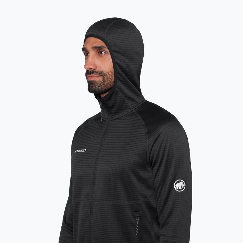 Pánská trekingová mikina Mammut Crag ML Hooded black 5