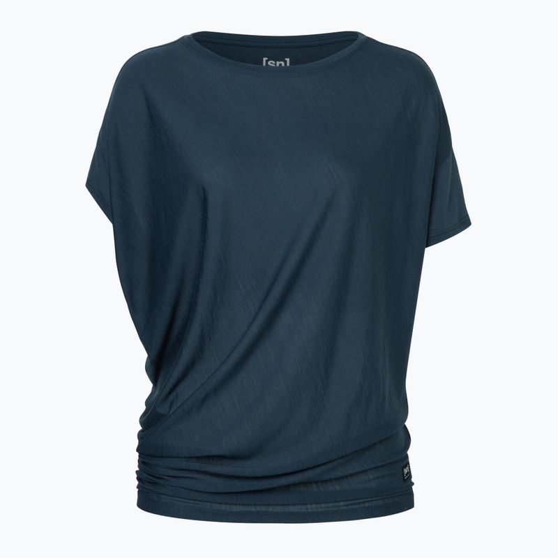 Dámské tričko na jógu super.natural Yoga Loose Tee blueberry 3