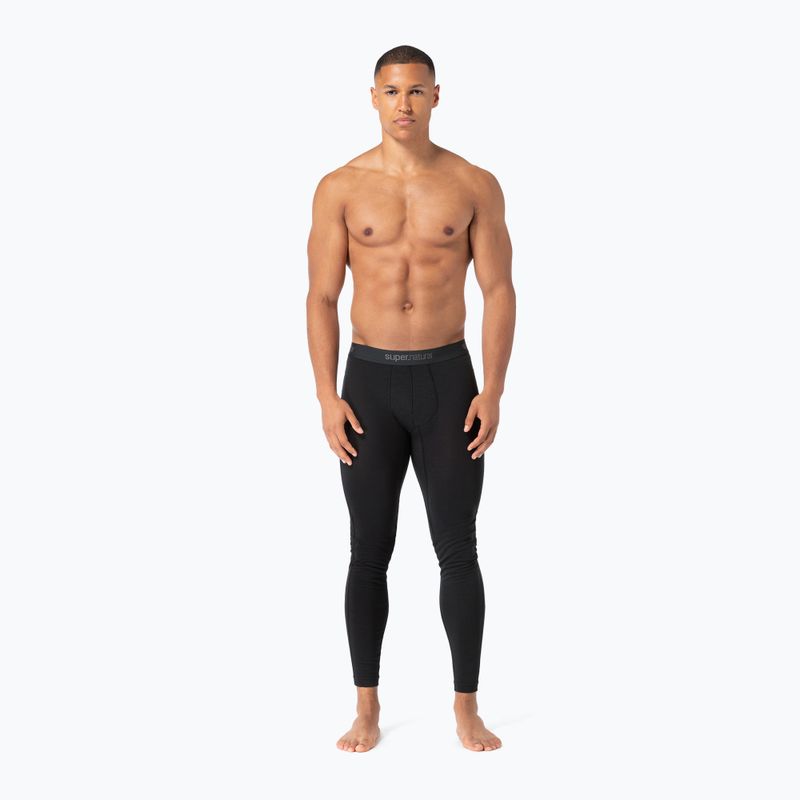 Pánské termo kalhoty super.natural Tundra 175 jet black 2