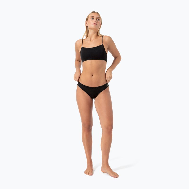 Dámské termo prádlo super.natural Tundra 175 Thong jet black 4