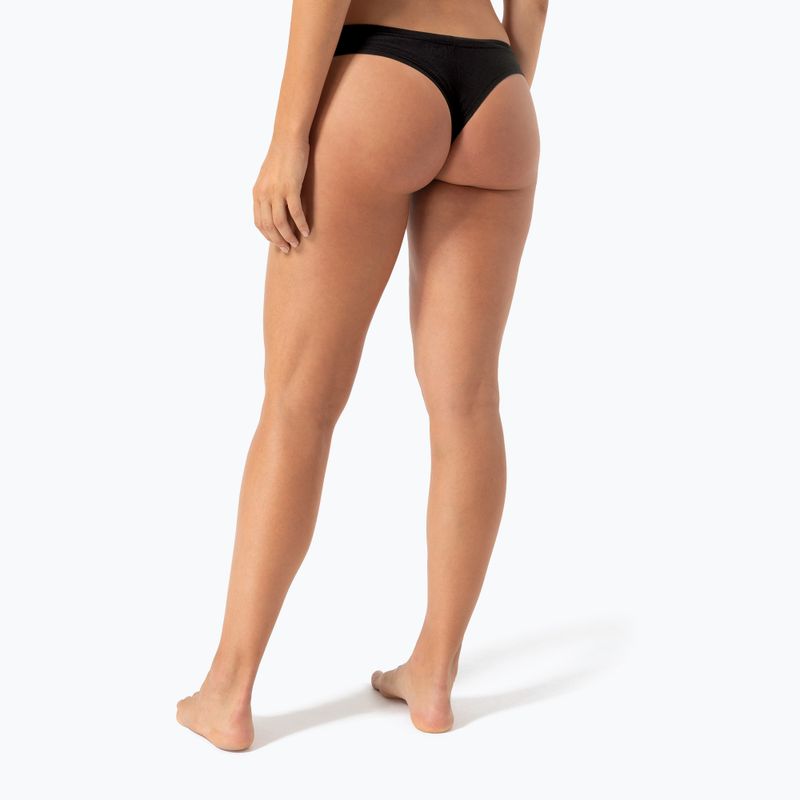 Dámské termo prádlo super.natural Tundra 175 Thong jet black 5