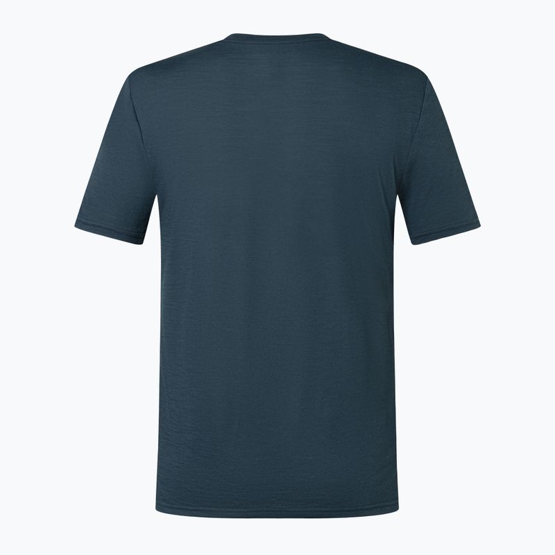 Pánské tričko super.natural Carabineri Tee blueberry/vapor grey 3