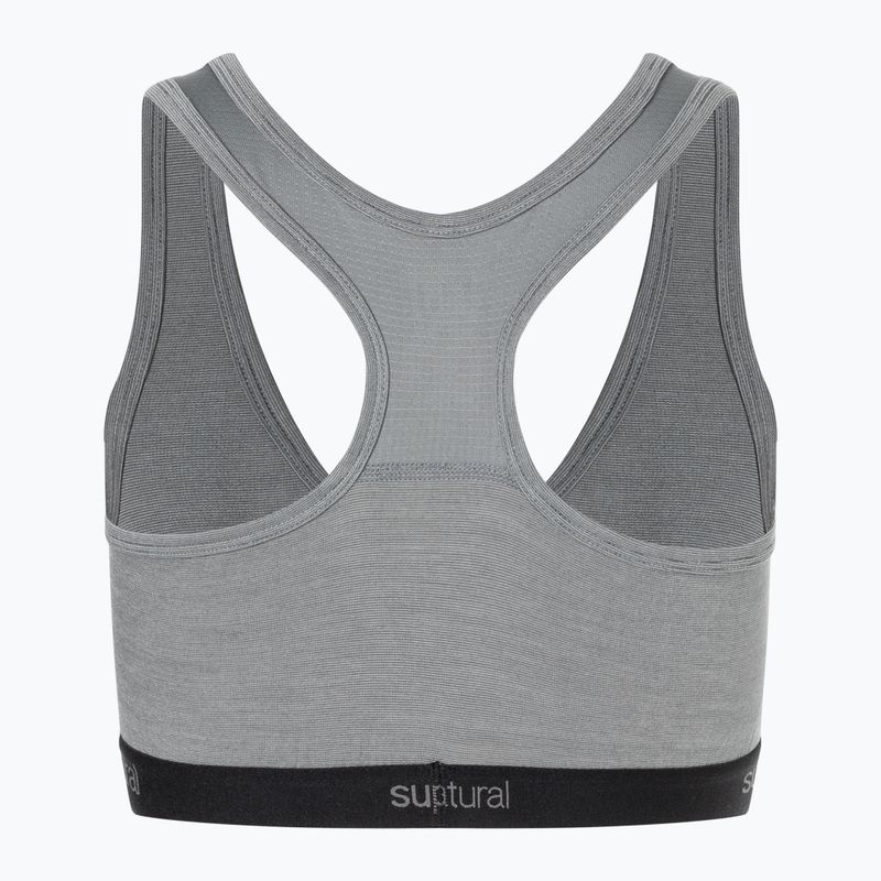 Sportovní podprsenka super.natural Tundra 220 Semplice cashmere grey melange 2