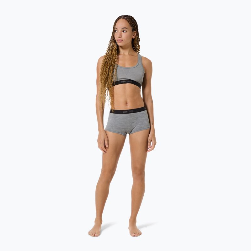 Sportovní podprsenka super.natural Tundra 220 Semplice cashmere grey melange 4