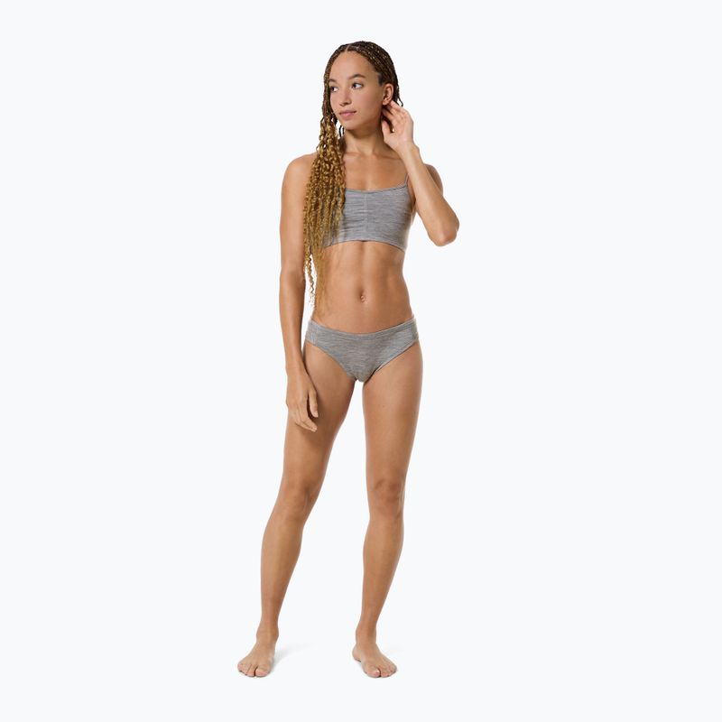 Dámské termoregulační kalhotky super.natural Tundra 175 Thong cashmere grey melange 4