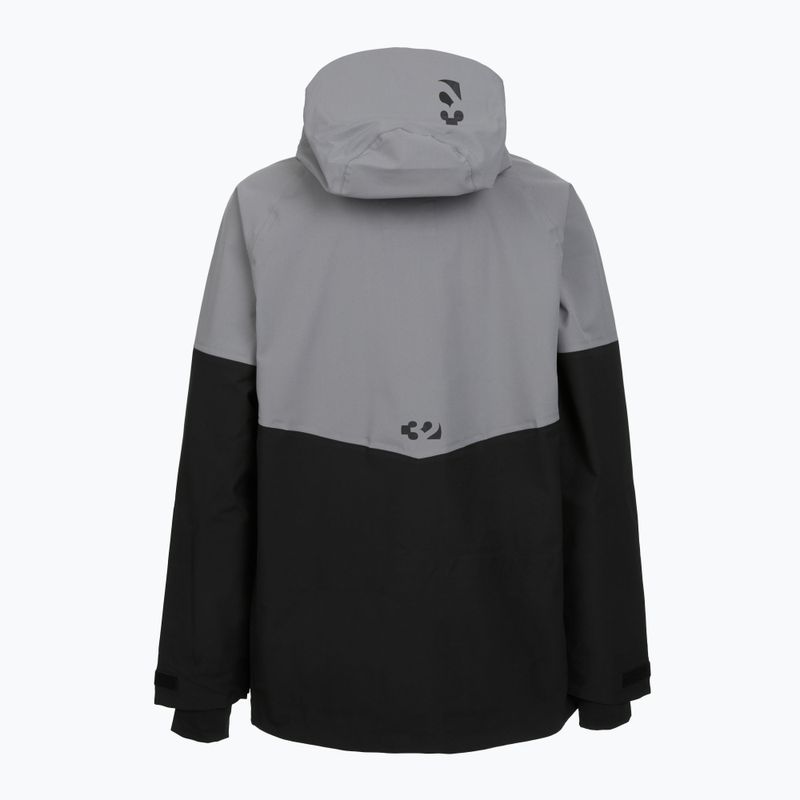 Pánská snowboardová bunda ThirtyTwo TM-3 Recycled black/grey 2