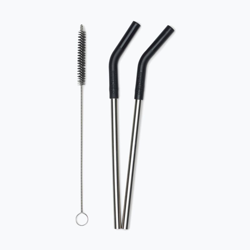 Brčka KLEAN KANTEEN Straw 8 mm 2 pcs. black