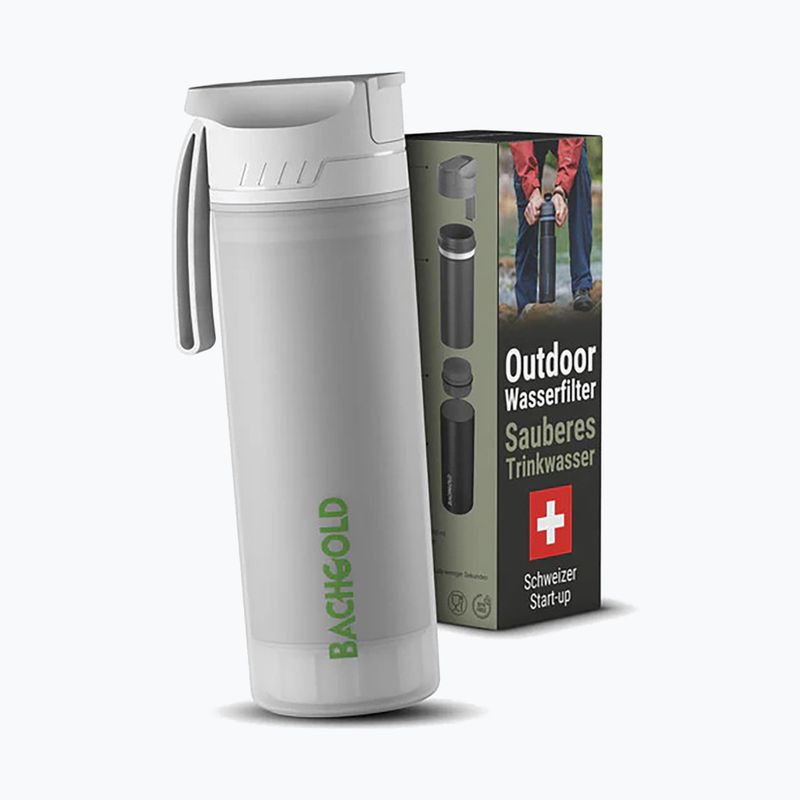 Cestovní láhev s filtrem  Bachgold Selfpress Waterfilter 500 ml white 7