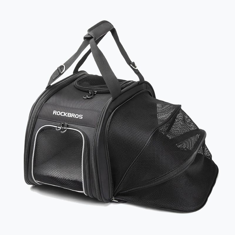 Brašna na kolo Rockbros pet carrier 30140028 25 l black 2
