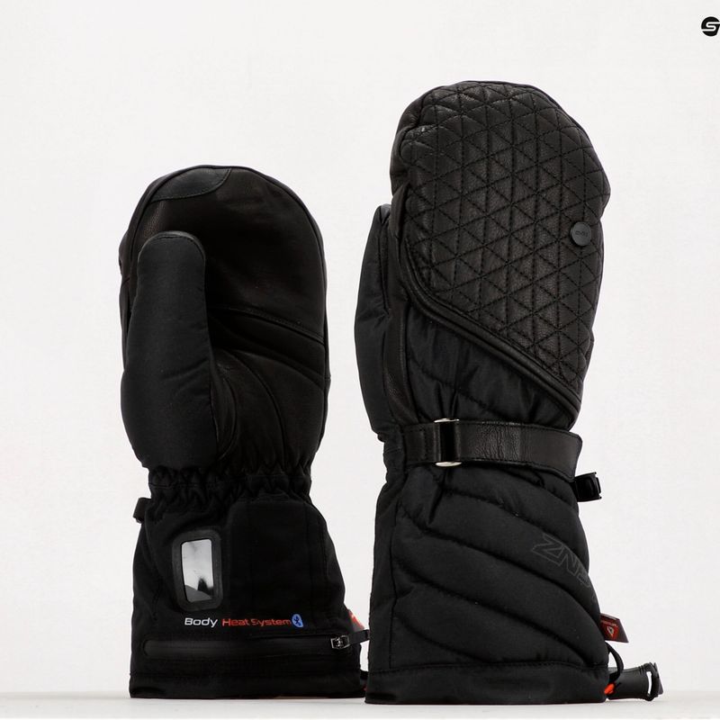 Dámské vyhřívané lyžařské rukavice LENZ Heat Glove 6.0 Finger Cap Mittens black 1206 9