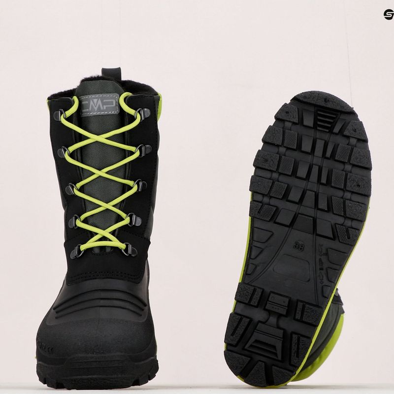 CMP Khalto Snowboots dětské trekové boty šedozelené 30Q4684 17