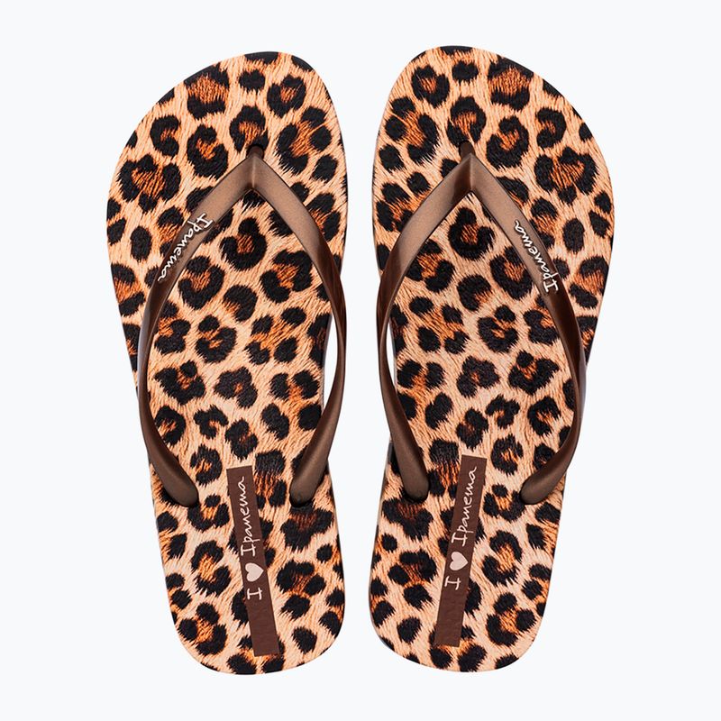 Dámské žabky Ipanema Animal Print beige/bronze/bronze 9