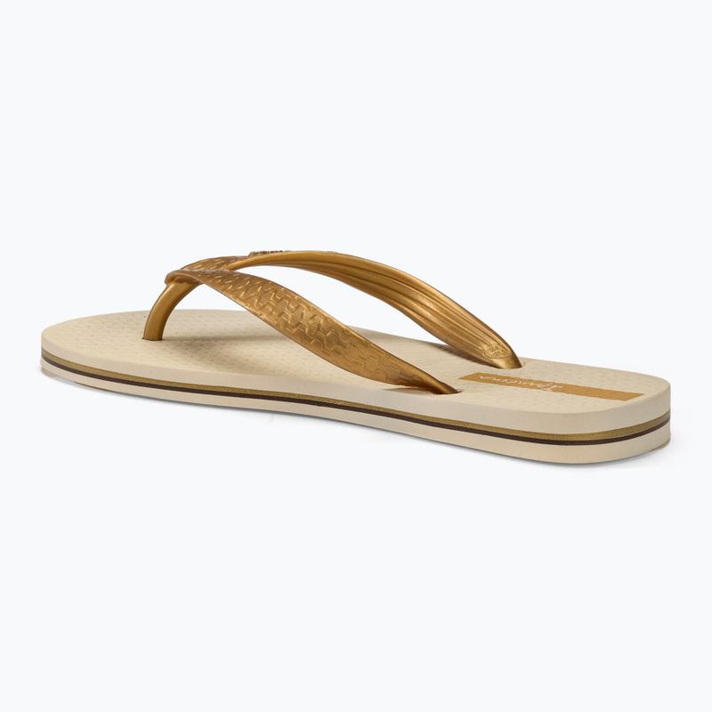 Dámské žabky Ipanema Clas Brasil II AD beige/gold 3