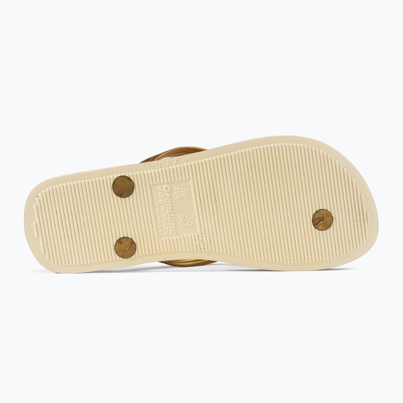 Dámské žabky Ipanema Clas Brasil II AD beige/gold 4
