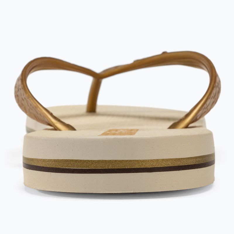 Dámské žabky Ipanema Clas Brasil II AD beige/gold 6