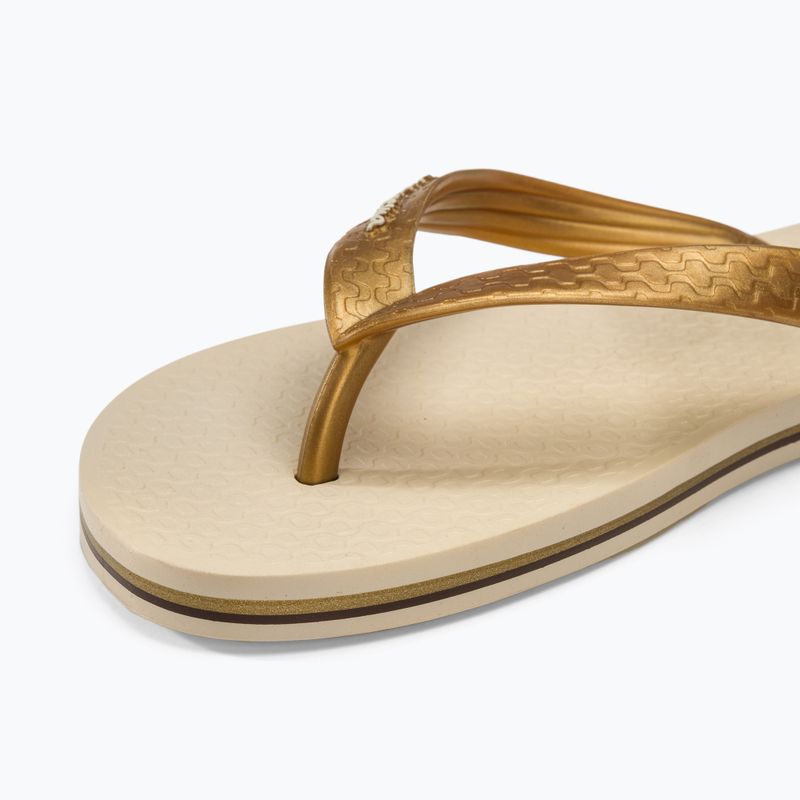 Dámské žabky Ipanema Clas Brasil II AD beige/gold 7