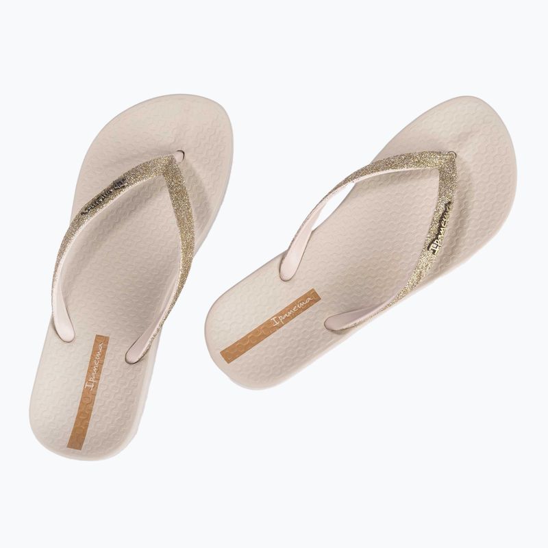 Dámské žabky Ipanema Anatomica Lolita beige 10