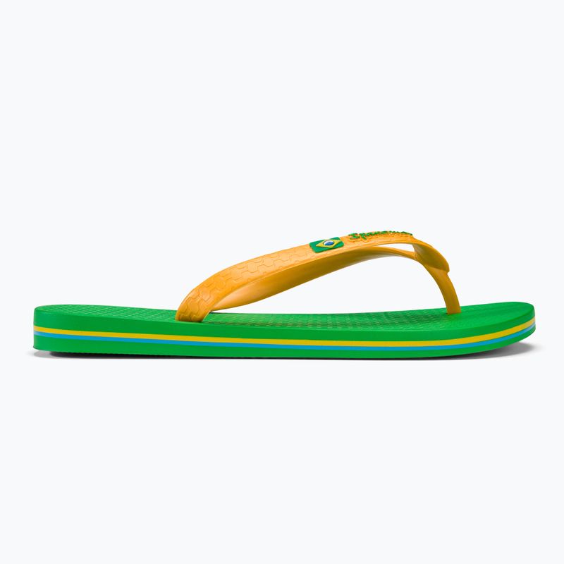 Pánské žabky Ipanema Clas Brasil II AD green/yellow 2