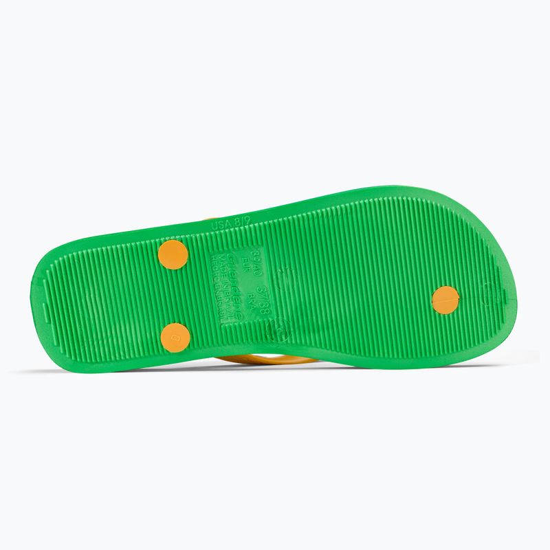 Pánské žabky Ipanema Clas Brasil II AD green/yellow 4