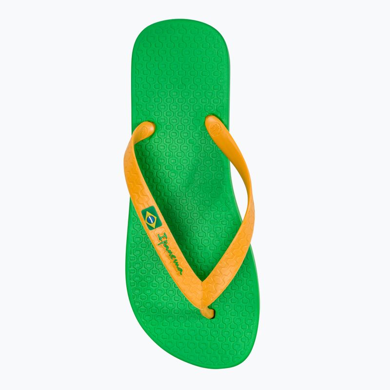 Pánské žabky Ipanema Clas Brasil II AD green/yellow 5