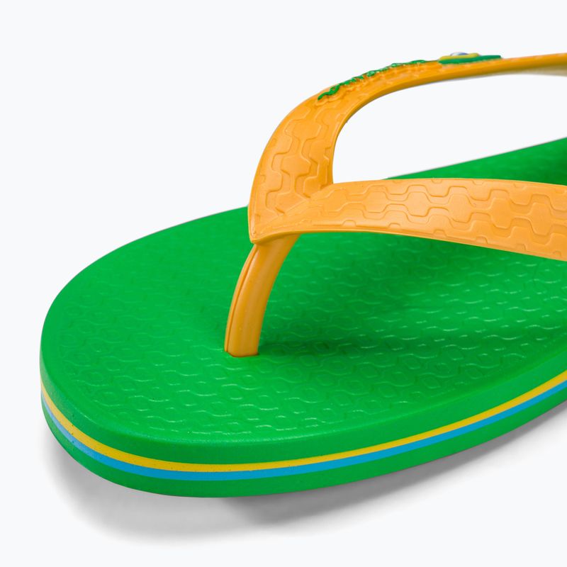 Pánské žabky Ipanema Clas Brasil II AD green/yellow 7