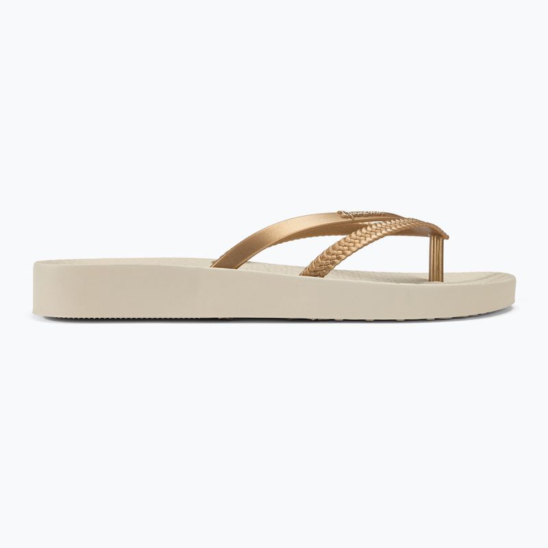 Dámské žabky Ipanema Bossa Soft V beige/gold 2