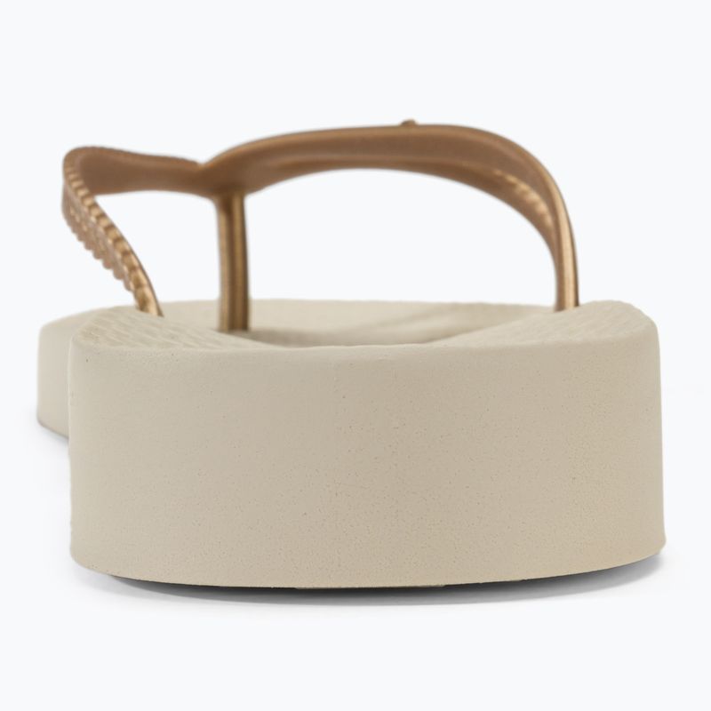 Dámské žabky Ipanema Bossa Soft V beige/gold 6