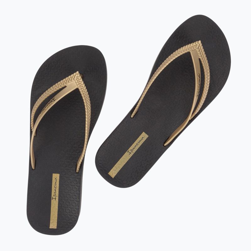 Dámské žabky Ipanema Bossa Soft V black/gold 10