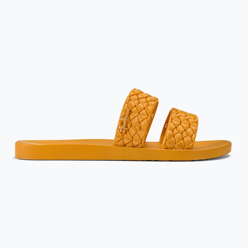 Dámské pantofle Ipanema Renda II yellow/glitter caramel 2