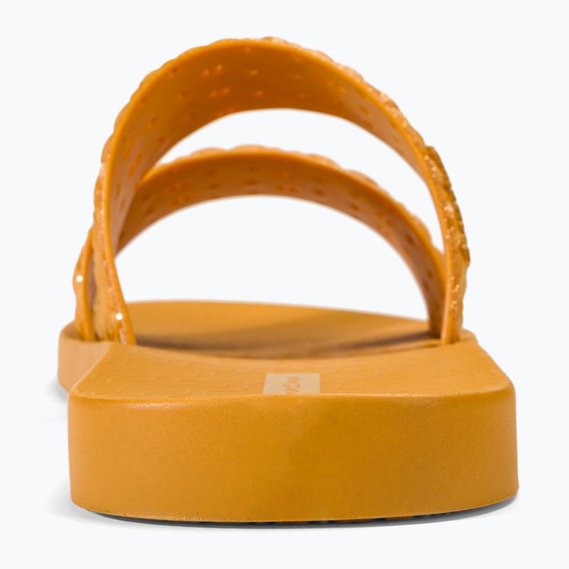 Dámské pantofle Ipanema Renda II yellow/glitter caramel 6